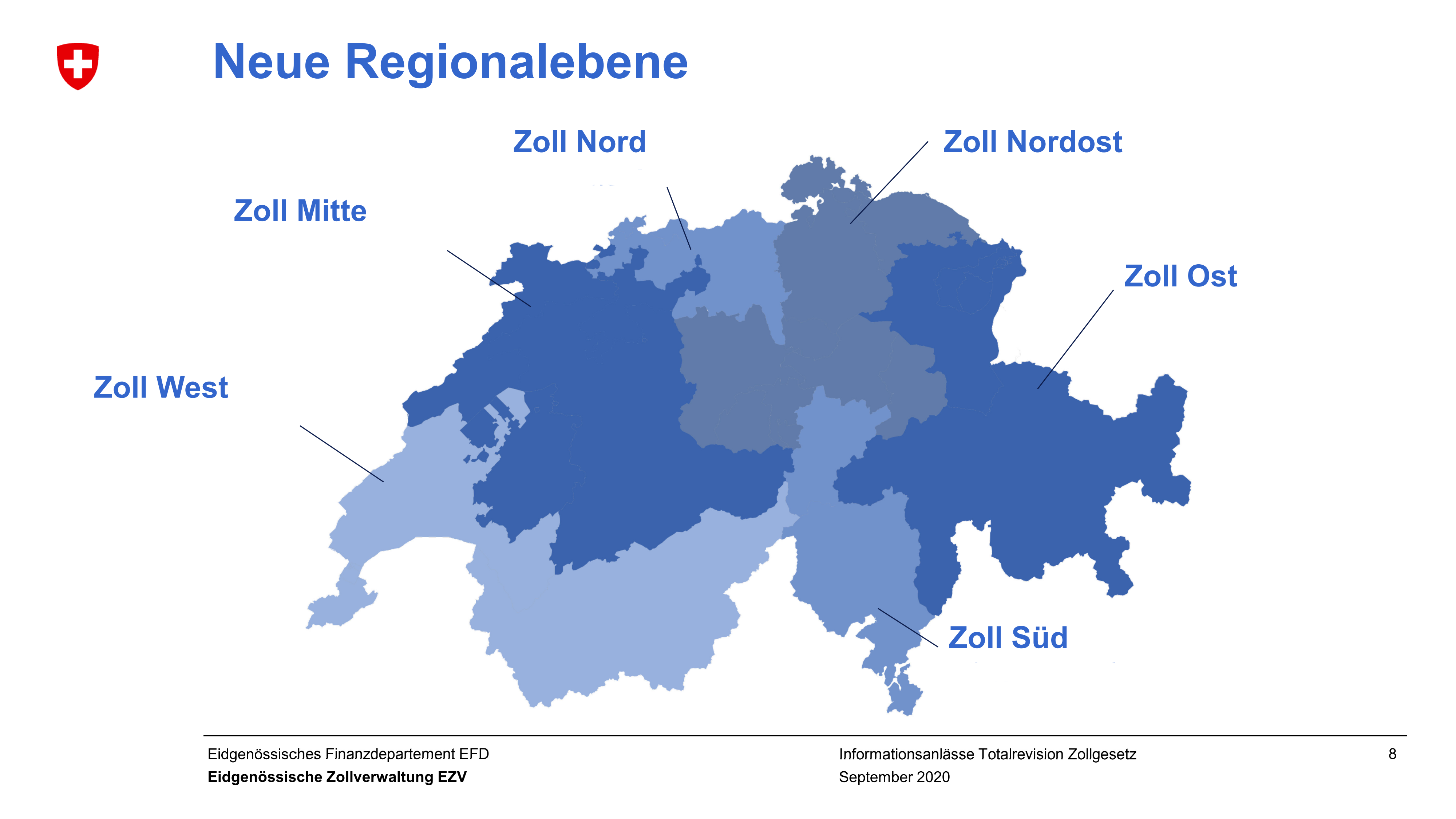 Neue Regionalebene Zoll